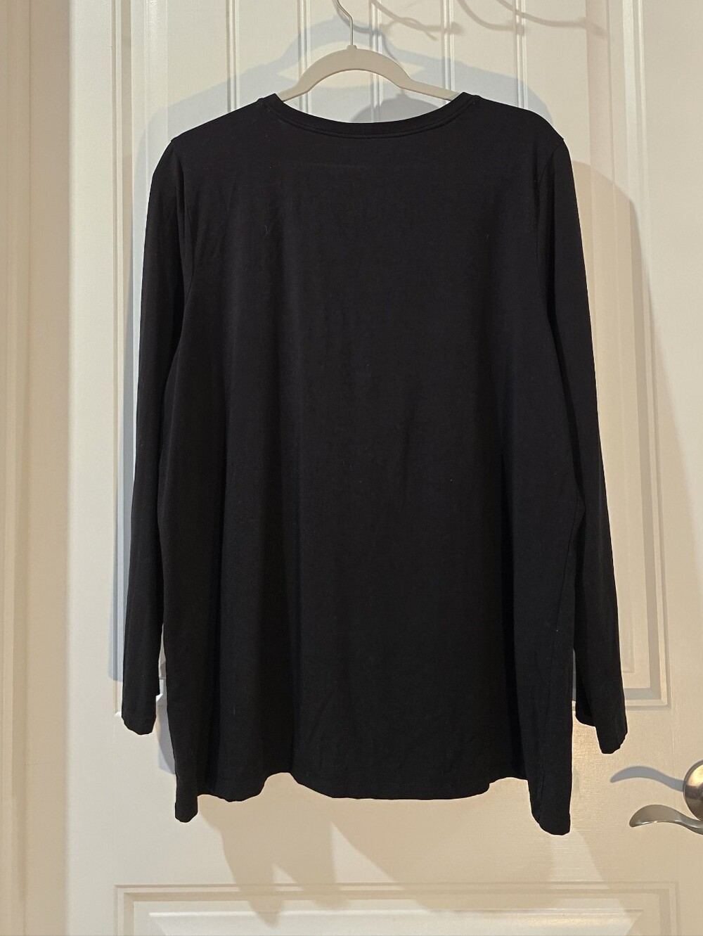 Chico's Lightweight, Long Sleeve Crewneck Top - Picture 3 of 3